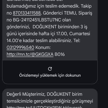 MNG Kargo Teslimat Sorunu Ve Yanıltıcı Bilgilendirme