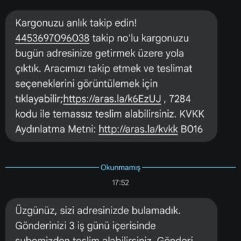 Evdeyken Gelen Yanlış Teslimat Bildirimi Sorunu
