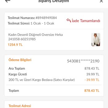 Yanlış Ürün İadesi Ve Müşteri Hizmetleri Çıkmazı