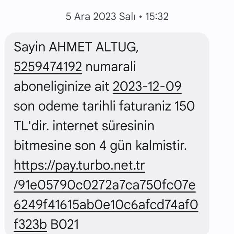 Beklenmedik Faturalandırma Ve Yetersiz Bilgilendirme Şoku
