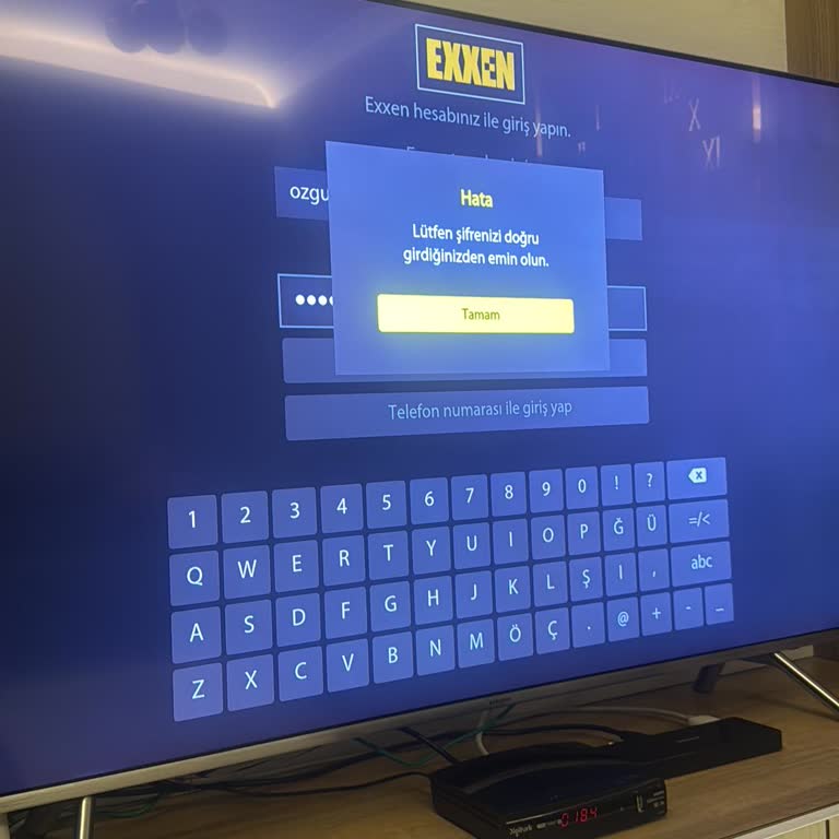Exxen TV Erişim Sorunu: Acil Çözüm Bekliyorum