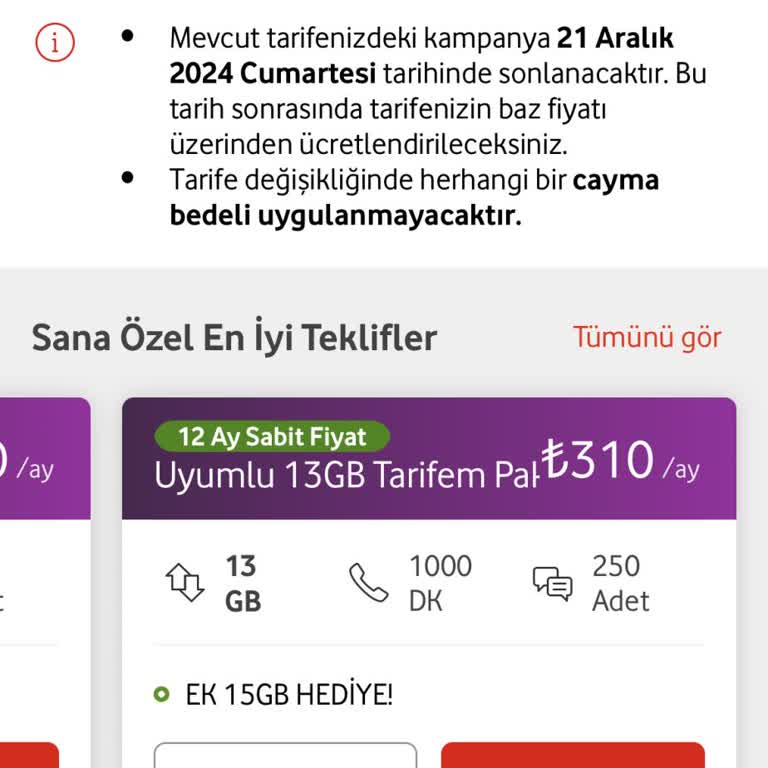 Fahiş Fiyat Artışı Ve Adil Olmayan Tarife Teklifleri
