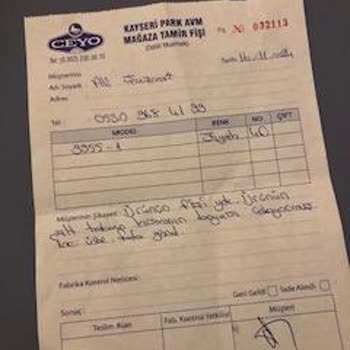Ceyo Terlik Halıları Boyuyor, Değişim Talebi Reddediliyor