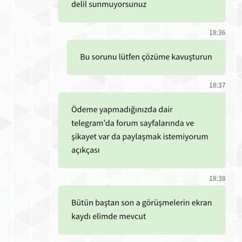 Ödeme Yapılmayan Çekim Talepleri