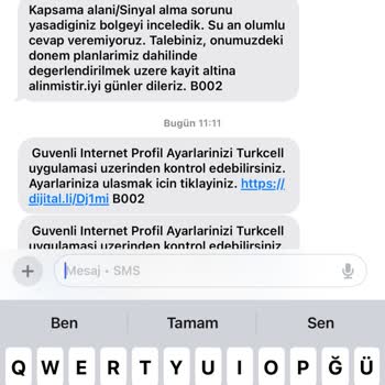 Turkcell Hattı Çekim Sorunları Ve Müşteri Hizmetleri Hayal Kırıklığı