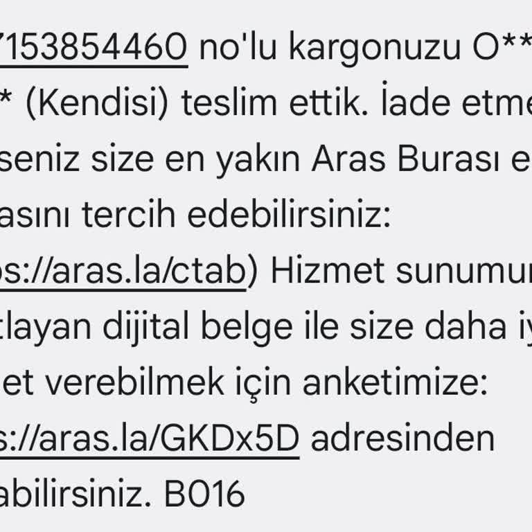 Aras Kargo'nun Teslimat Sorunları Ve Yanıltıcı Uygulamaları