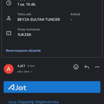 Ajet Firması Yüzünden Mağduriyet: Uçuş Saati Değişikliği