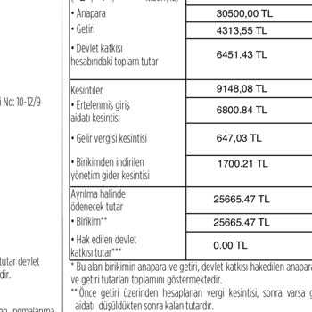 BES'te Beklenmeyen Kesintiler