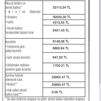 BES'te Beklenmeyen Kesintiler
