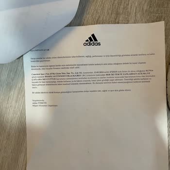 Adidas Ürün Garantisi Hayal Kırıklığı