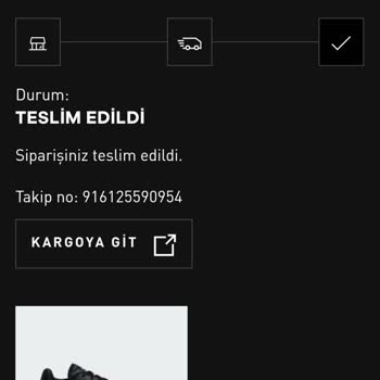 Adidas Siparişinde Teslimat Sorunu