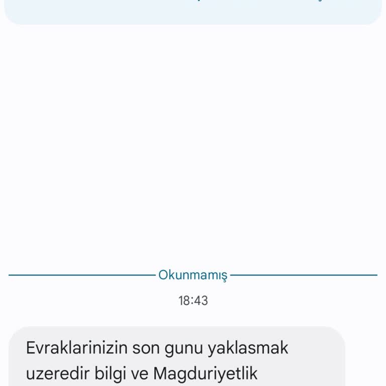 Bilinmeyen Kişiden Gelen Asılsız Mesajlar Hakkında Şikayet