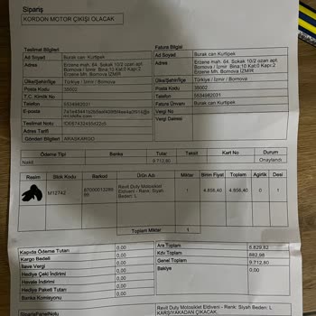 Yanlış Ve Eksik Ürün Teslimatı: İdefix Müşteri Hizmetleri Hayal Kırıklığı