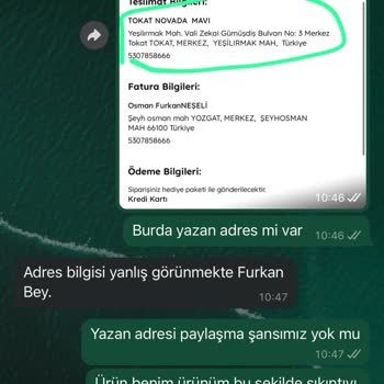 Yanlış Adres Nedeniyle Mağduriyet