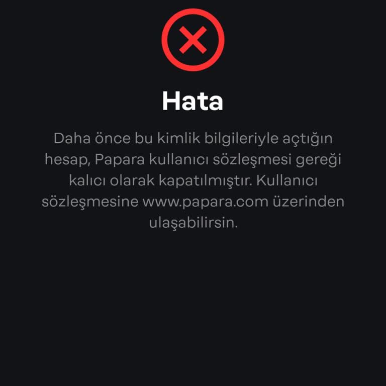 Papara Onaysız Hesap Sorunu Ve İletişim Eksikliği