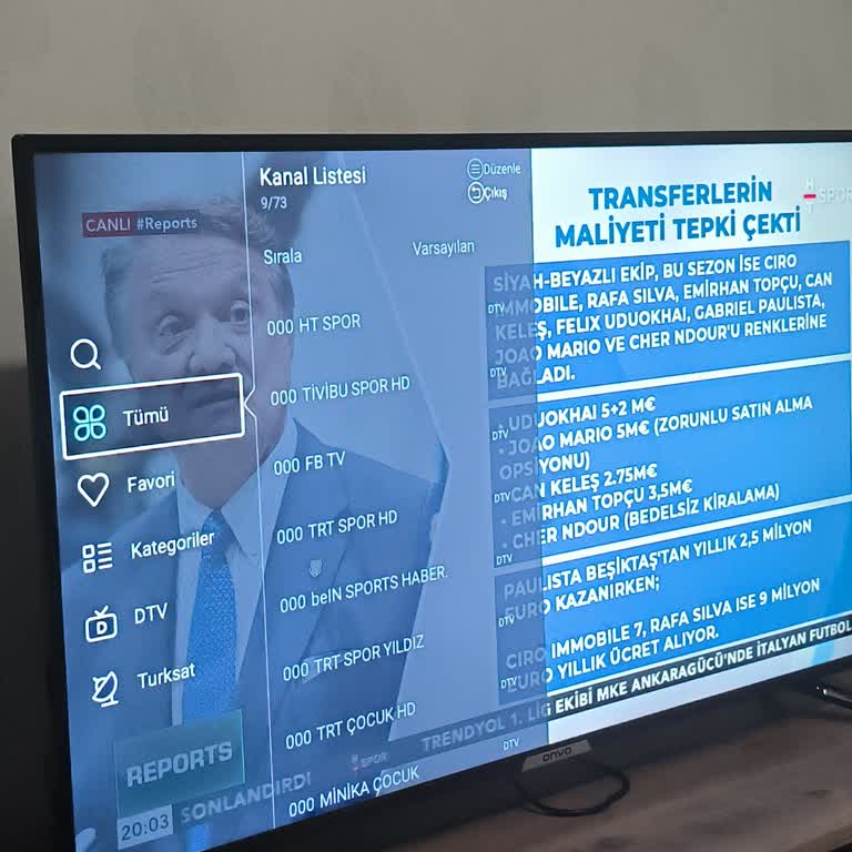 Onvo TV Kanal Numaraları Sorunu