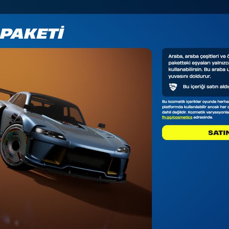 Epic Games Araç Kullanım Sorunu
