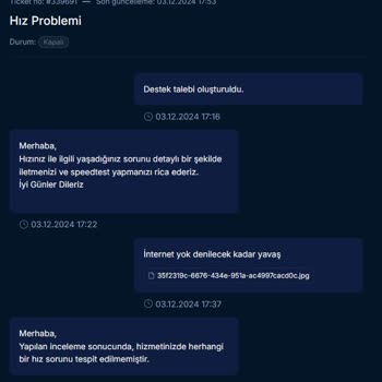 İnternet Kesintisi Ve Yetersiz Müşteri Desteği