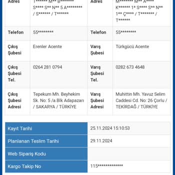 Kargo Teslimatında Yaşanan Gecikme Ve İletişim Sorunları