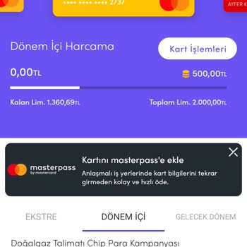 Chip Para Yüklenme Sorunu