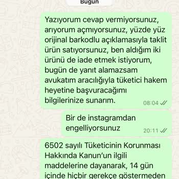 Sahte Ürün Ve İletişim Engeli Mağduriyeti