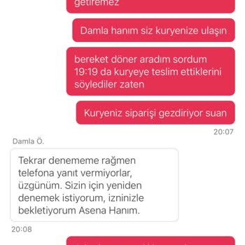 Geç Teslimat Ve İletişim Sorunları