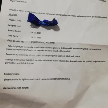 Nike Ayakkabıda Kısa Sürede Yaşanan Kalite Sorunları