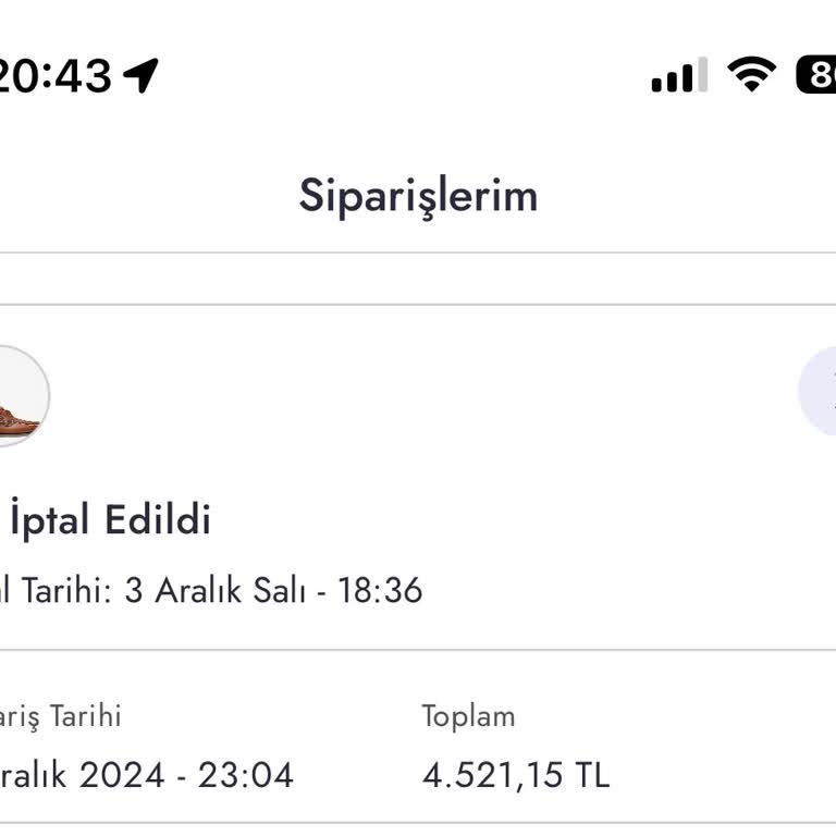 Boyner'den Habersiz İptal Edilen Sipariş Mağduriyeti
