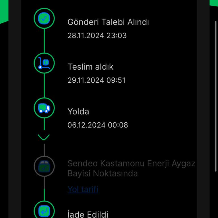 Sendeo Tosya Şubesi'nde Paket Teslimat Sorunu