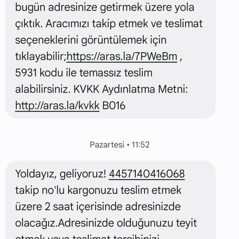 Kargo Teslimatında İletişim Sorunu