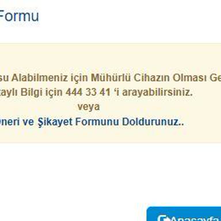 Doğalgaz Randevu Alamama Sorunu