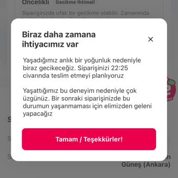 Yemek Sepeti Market'te İptal Edilemeyen Sipariş Ve Uzayan Bekleme Süresi