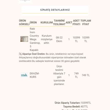 Vivense'den Aldığım Gardırop Hâlâ Kurulmadı