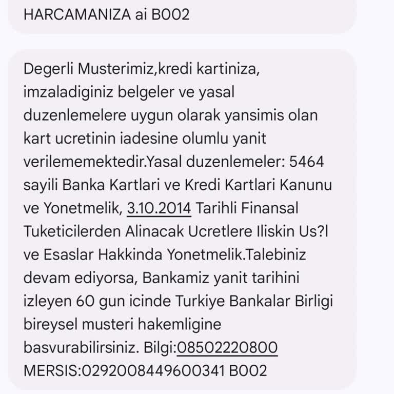 Yıllık Aidat Ücreti İadesi Sorunu