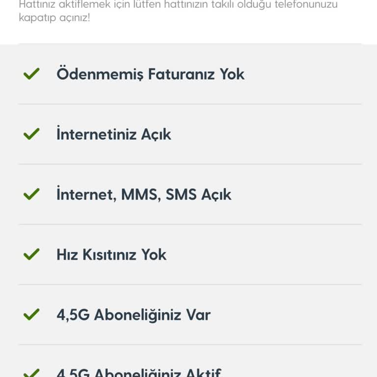 Yurt Dışında Turkcell SMS Sorunu