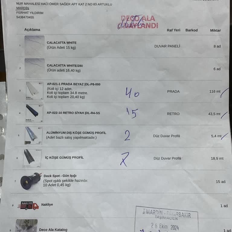 Eksik Ürün Ve İade Sorunu Yaşıyorum