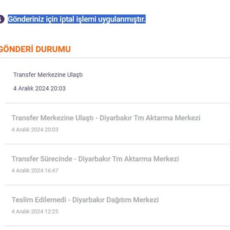 Bilgilendirme Eksikliği Ve Teslimat Sorunu