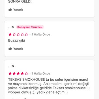 Burger King Siparişinde Teslimat Krizi