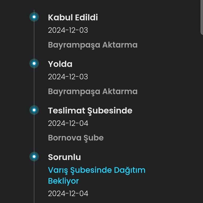 Kargom Teslimat Şubesinde Bekliyor: Sorunlu Durum