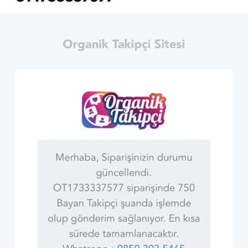 Teslim Edilmeyen Takipçi Siparişi Sorunu