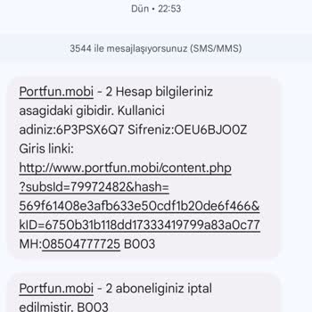 Vodafone İzinsiz Abonelik Ve İade Sorunu
