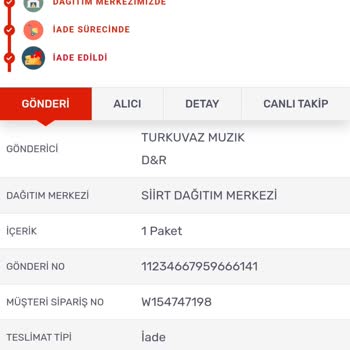 D&R'dan İade Sürecinde Yaşanan Sorunlar