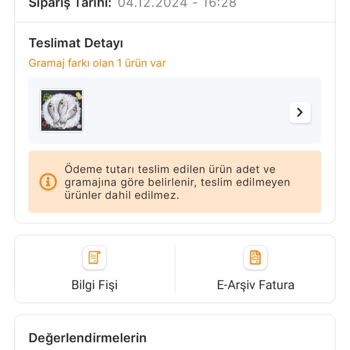 Migros Sanal Market'te Temizlenmemiş Çipura Balığı Sorunu
