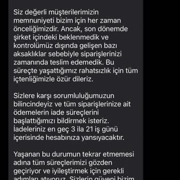 İptal Edilen Siparişler Ve Geciken İade Süreci
