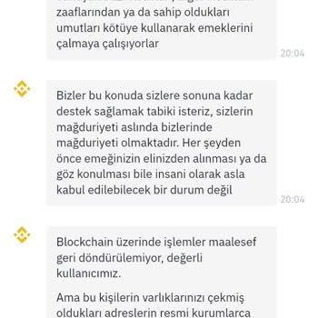 Binance Hesabının Çalınması Ve Yetersiz Destek