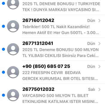 Vodafone'un Bitmeyen Mesaj Sorunu