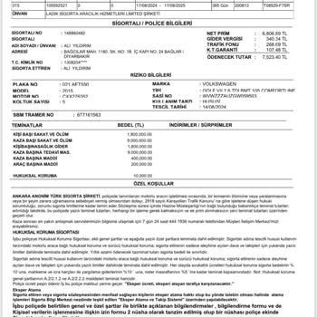 Sigorta İptalinde Eksik Ödeme Sorunu