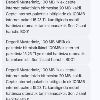 Beklenmedik İnternet Tüketimi Ve Otomatik Paket Tanımlama Sorunu