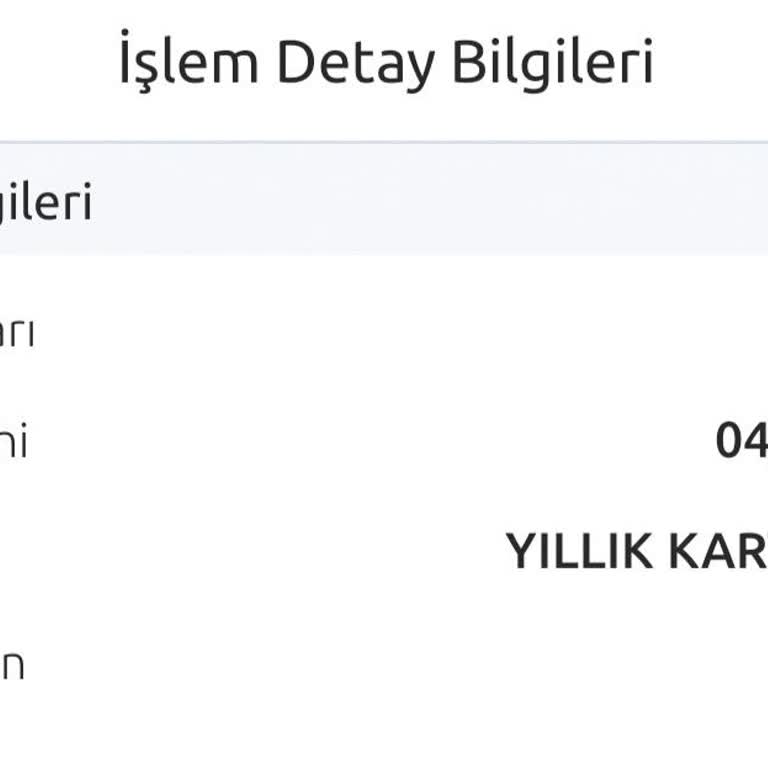 Yıllık Kart Ücreti İadesi Talebi