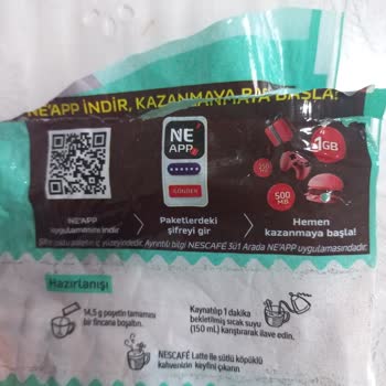 Nescafe Latte Paketinde Eksik Şifre Sorunu